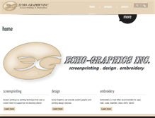 Tablet Screenshot of echo-graphics.com